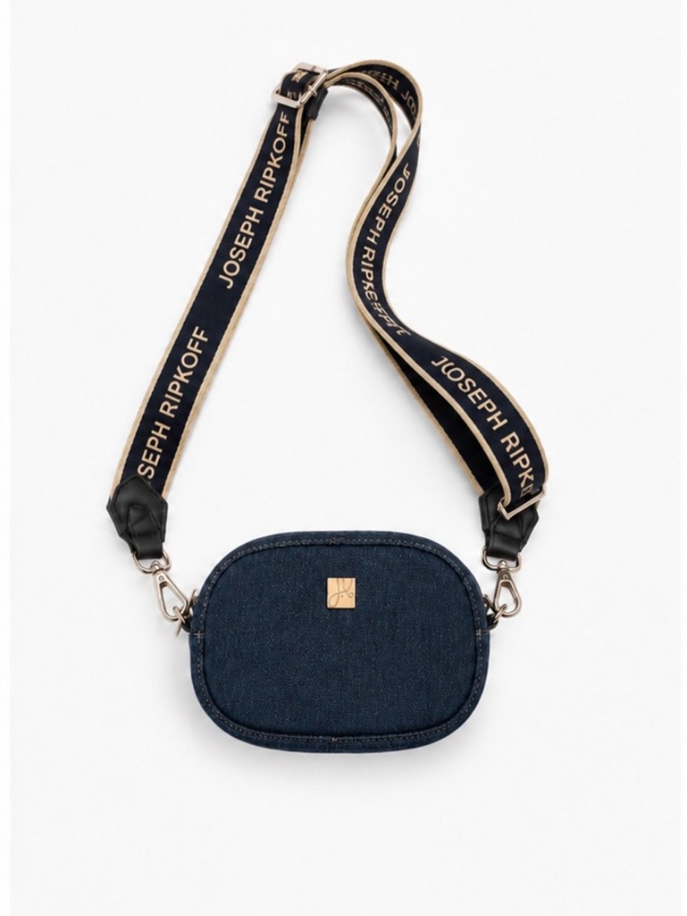 Joseph Ribkoff Navy Denim Convertible Belt Bag Crossbody